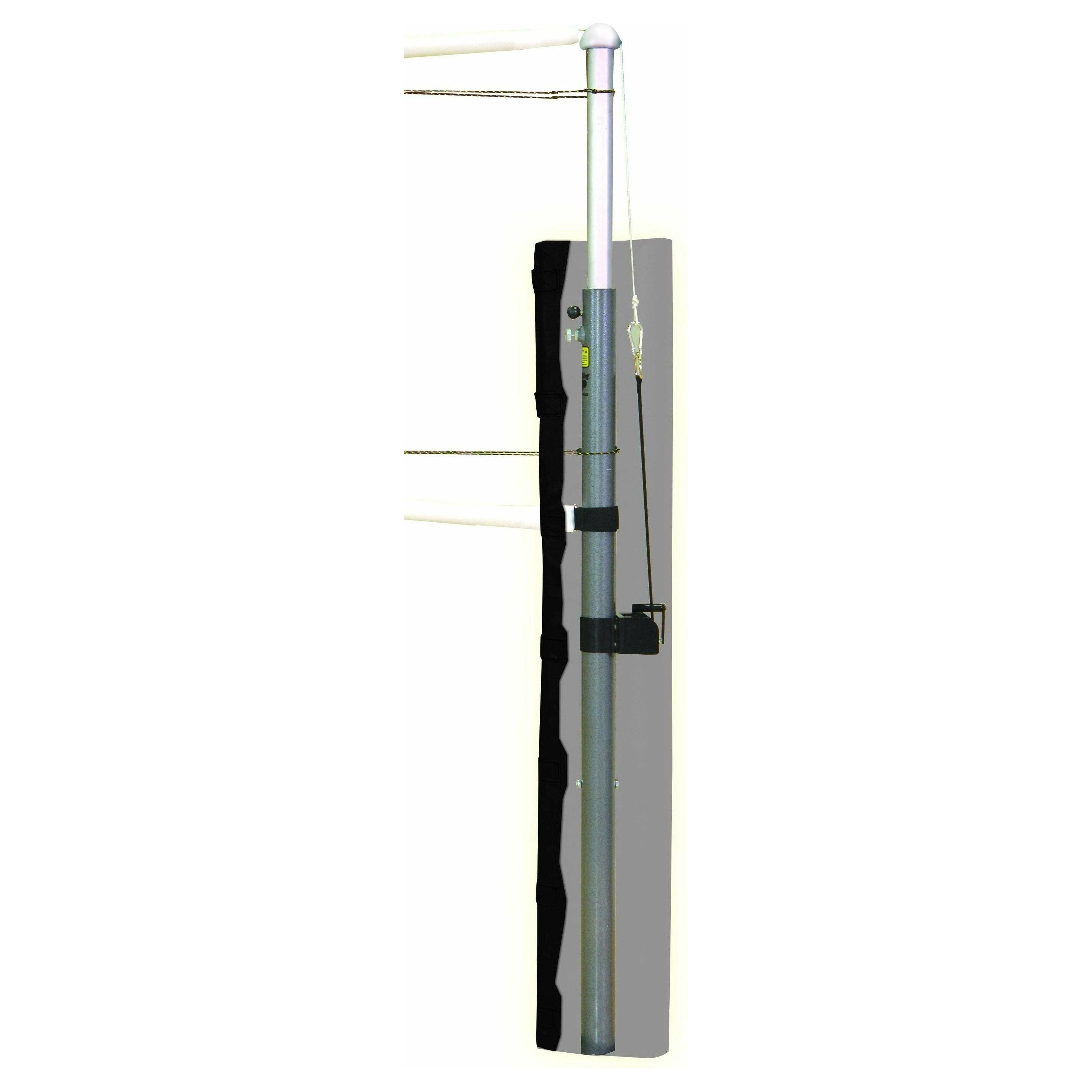 Bison 3" Centerline Elite Aluminum Complete Volleyball System VB1000