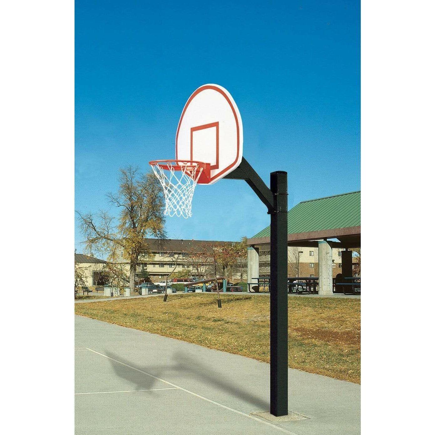 Bison 36" x 54" Ultimate Jr. Fan Aluminum Fixed Height Basketball Hoop PR15