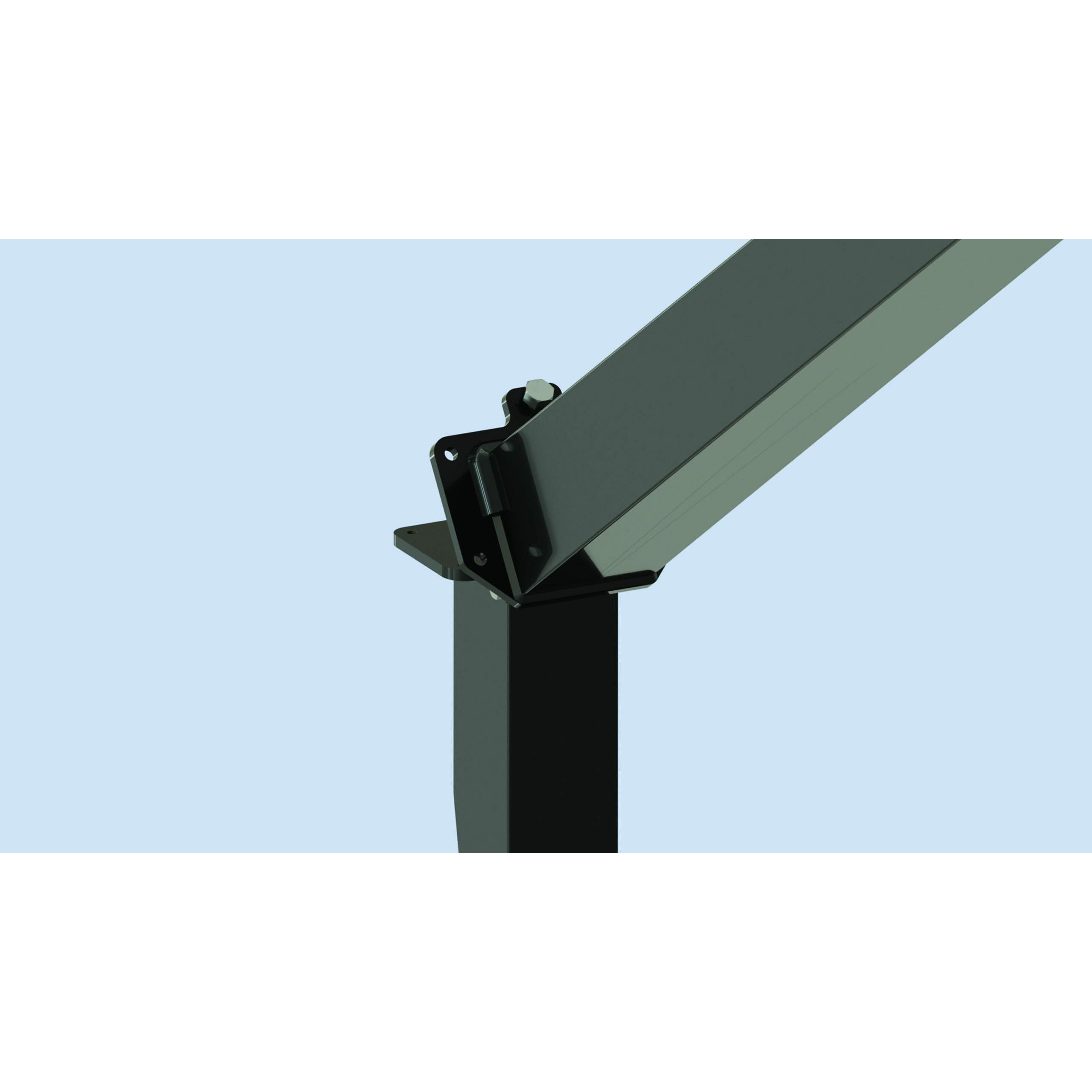 Bison 42" x 60" Steel Ultimate HangTime 6" Adjustable Basketball Hoop PR98SHT