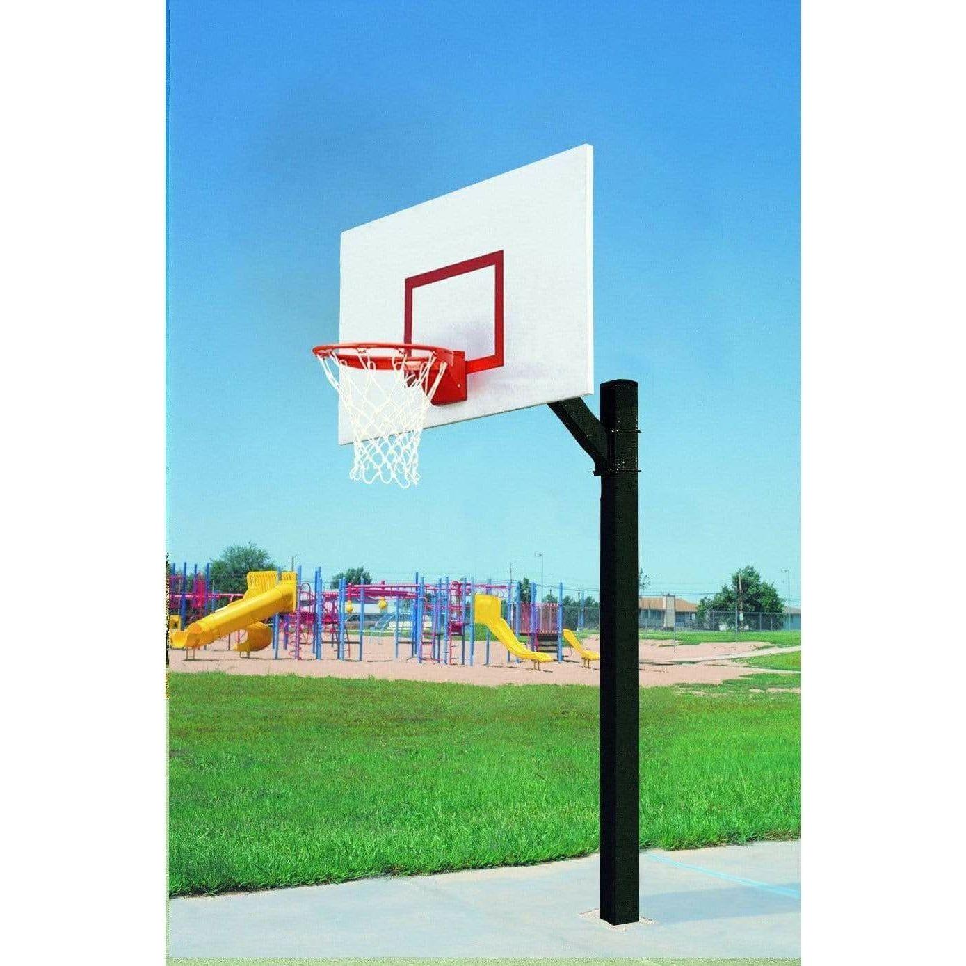 Bison 42" x 60" Ultimate Jr. Steel Playground Fixed Height Basketball Hoop PR17