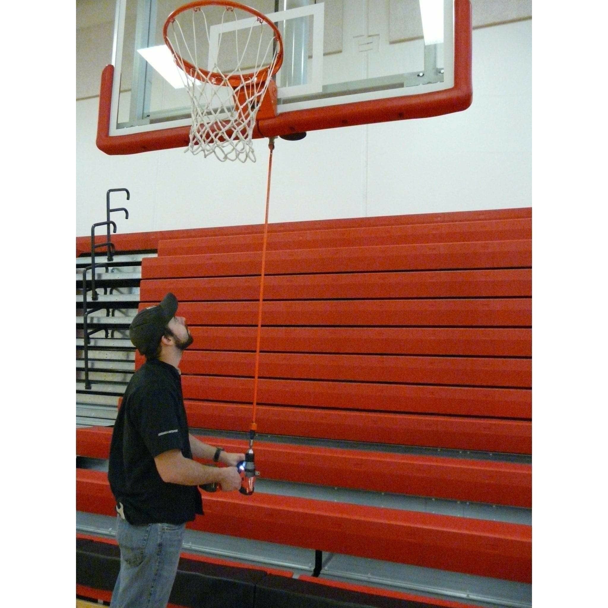 Bison 42" x 72" ZipCrank Manual Backboard Height Adjuster BA980RS
