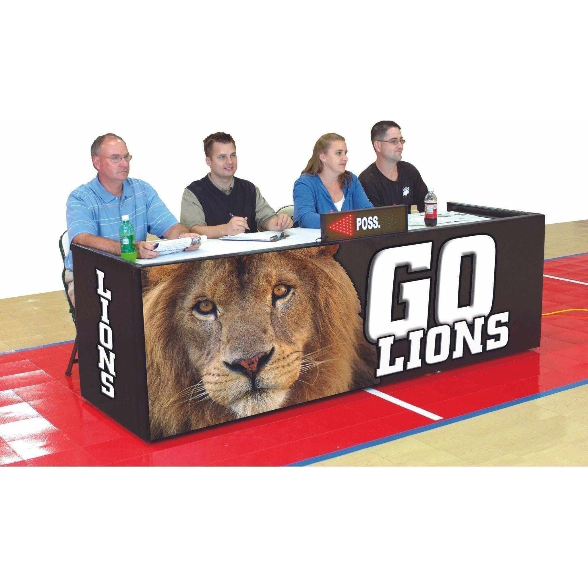 Bison 8" School Spirit Folding Scorers Table ST84F