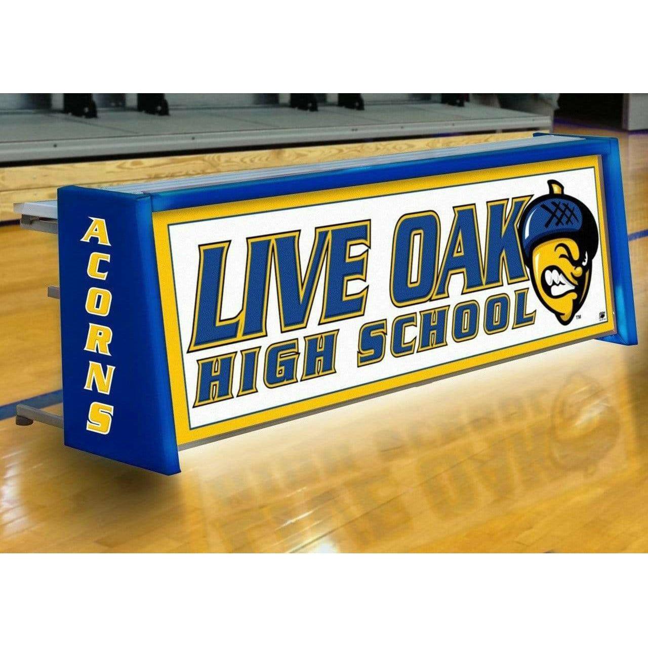 Bison 8' Sport Pride LED Illuminated Scorers Table ST85FI
