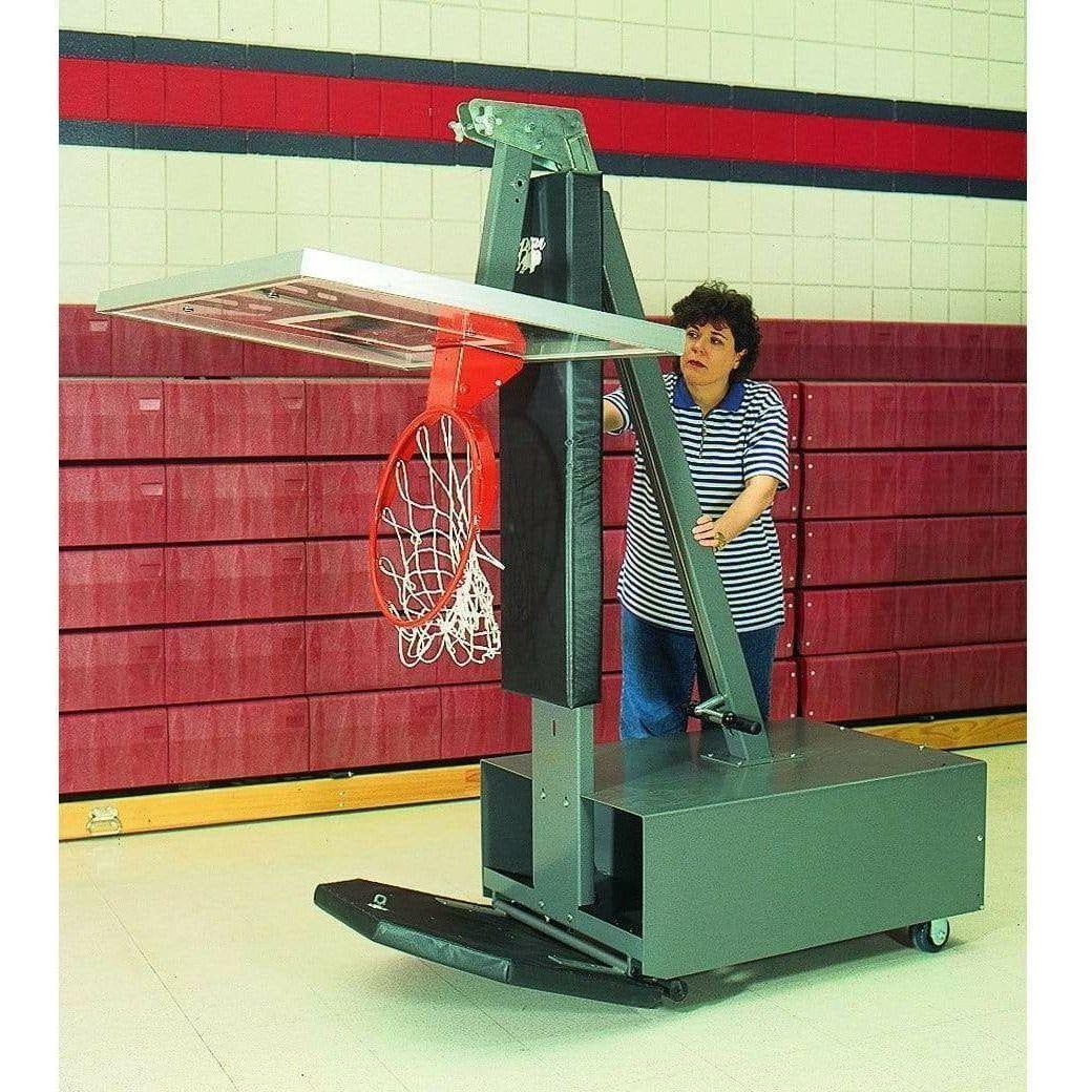Bison Club Court Acrylic Adjustable Portable Basketball Hoop BA833
