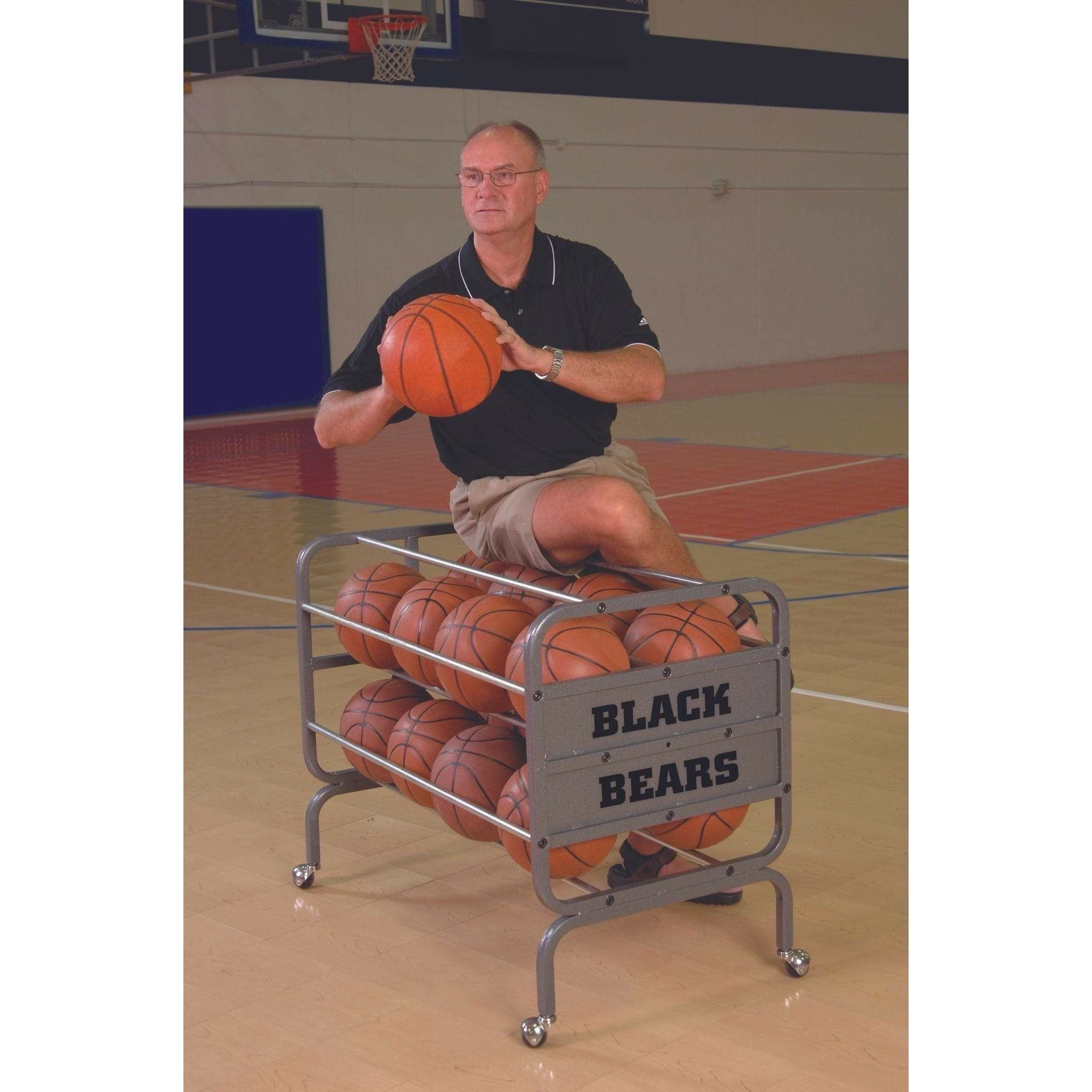 Bison Heavy-Duty Lockable 16 Ball Cart BA165