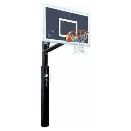 Bison Smoked Lottery Pick ZipCrank 4" Adjustable Basketball Hoop BA8350S