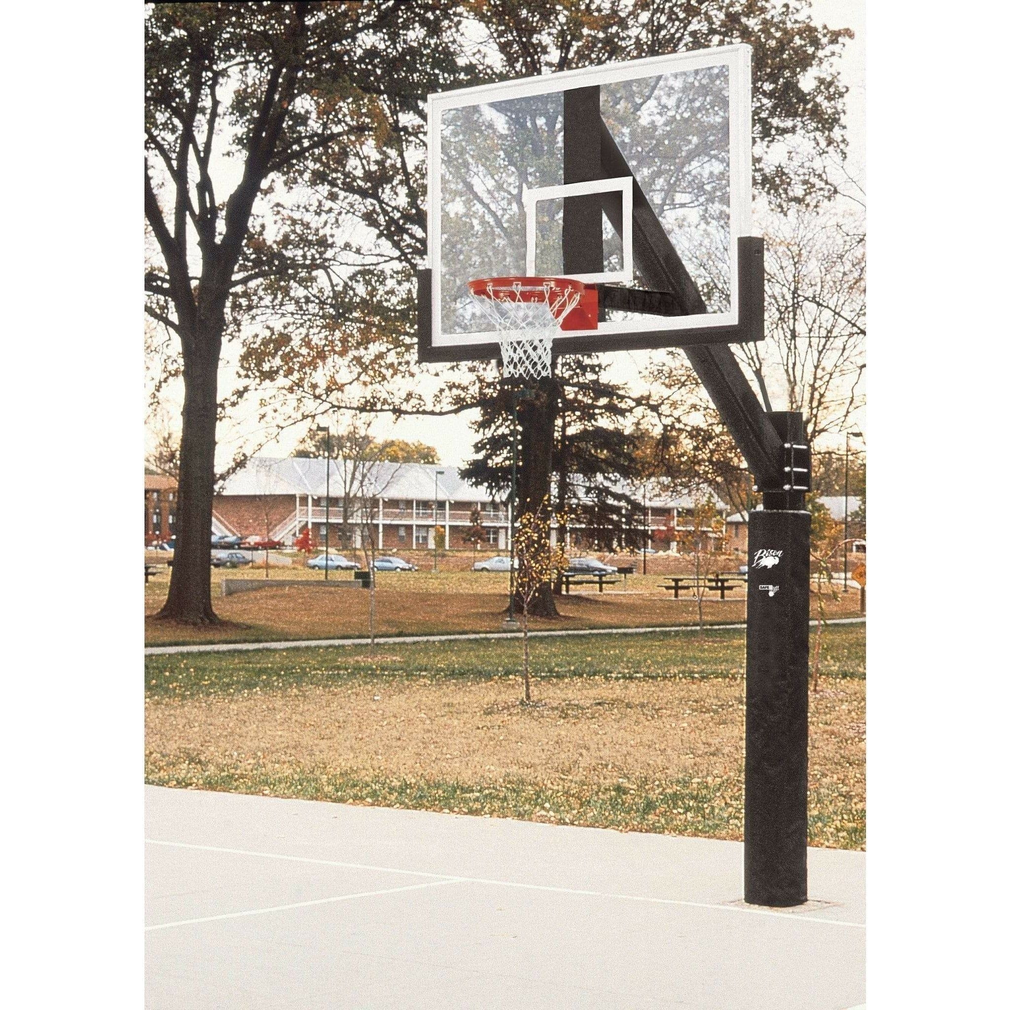 Bison Ultimate 42" x 72" Polycarbonate Fixed Height Basketball Hoop BA873U-BK