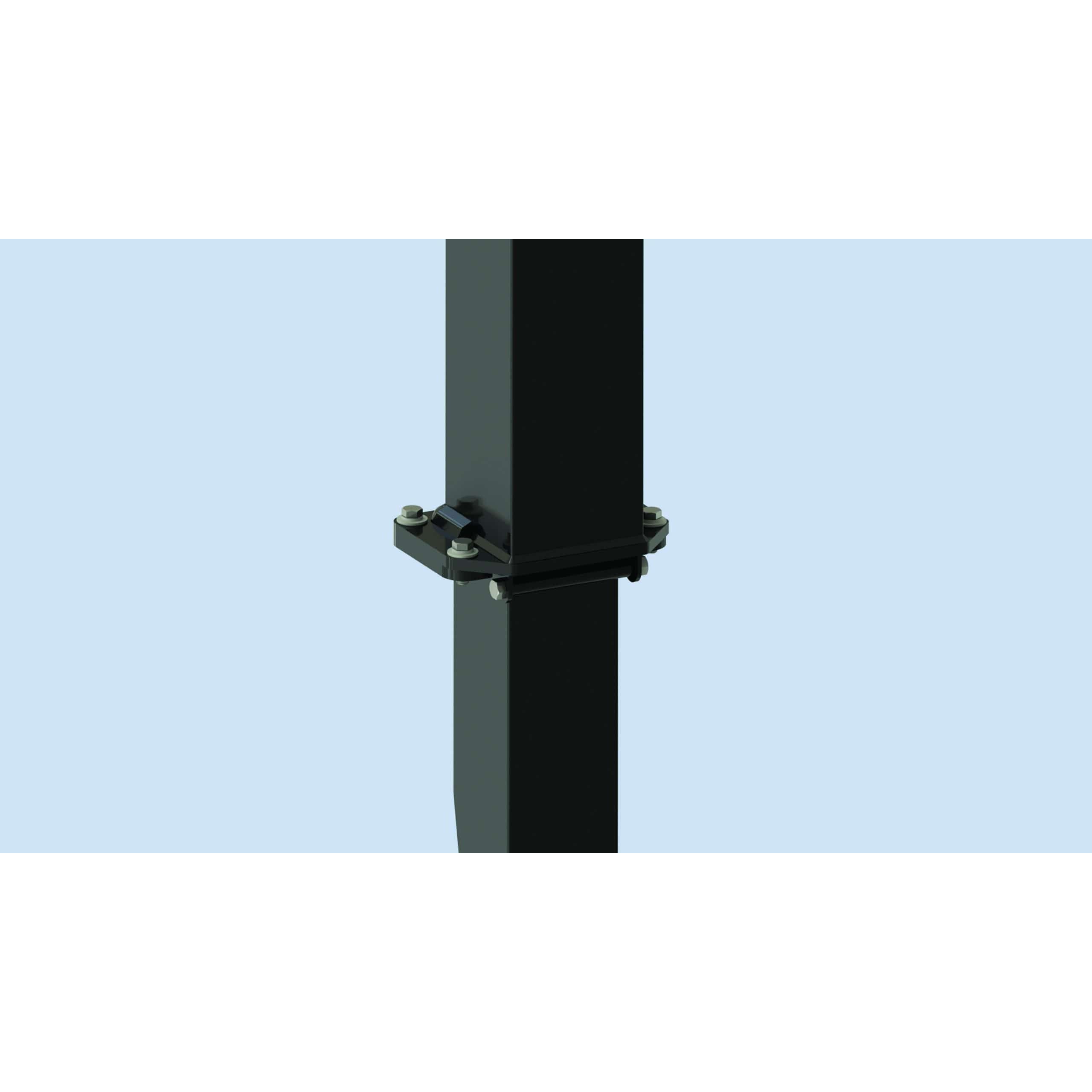 Bison Ultimate HangTime Clear 6" Adjustable In-Ground Basketball Hoop