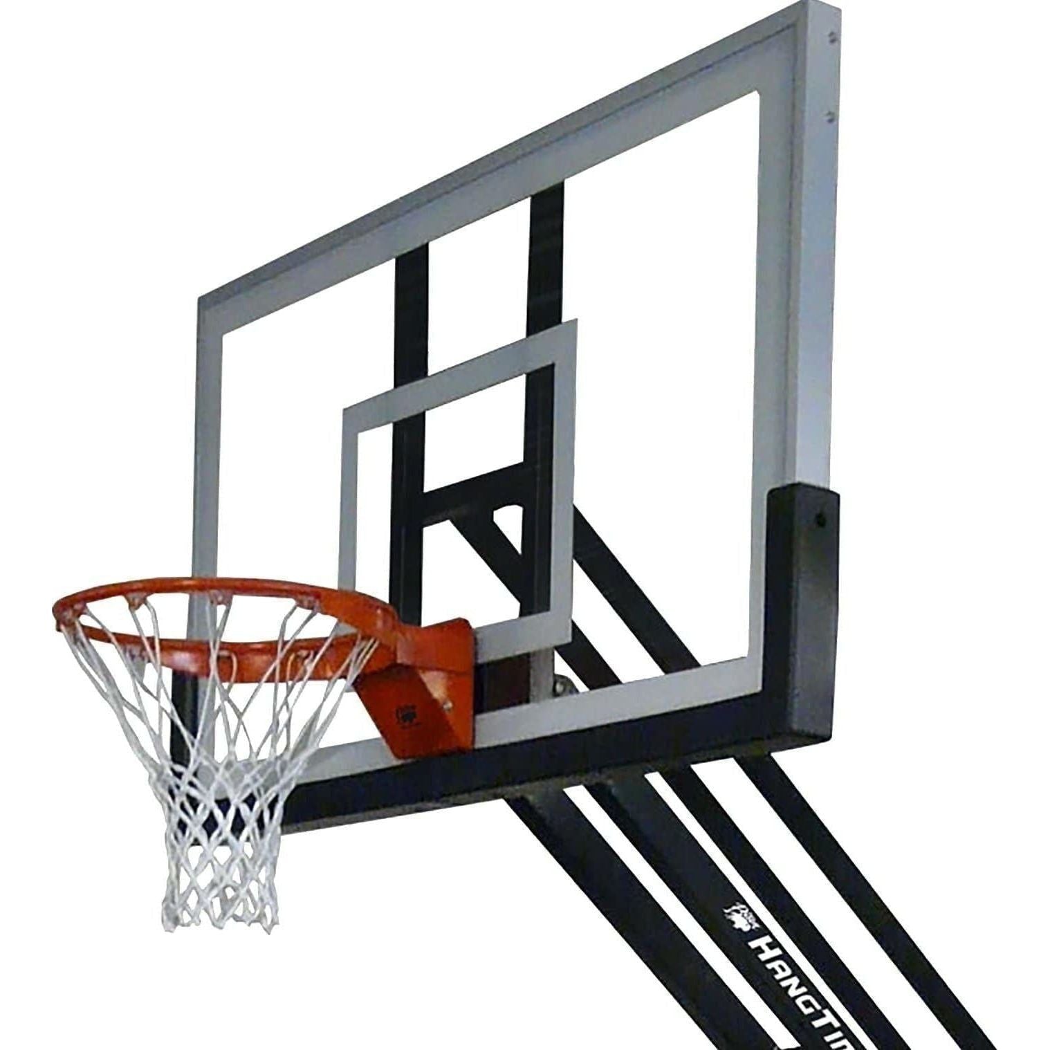 Bison Ultimate HangTime Clear 6" Adjustable In-Ground Basketball Hoop