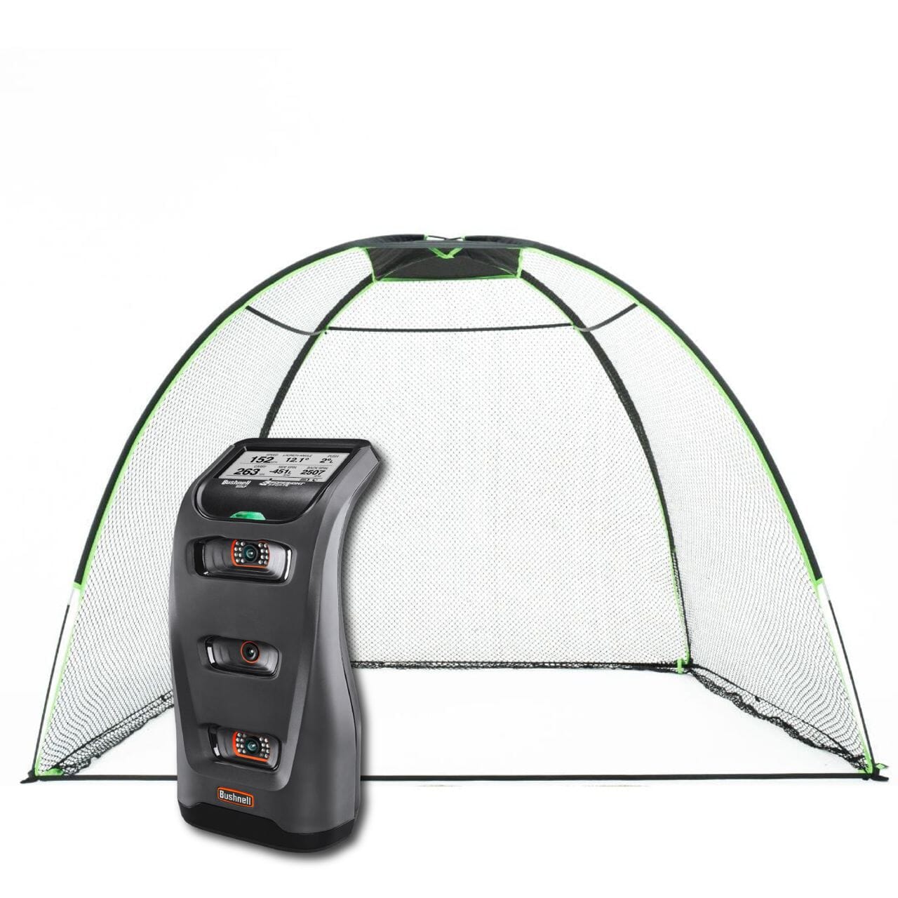 Shop Indoor Golf Bushnell Launch Pro Golf Net Practice Bundle