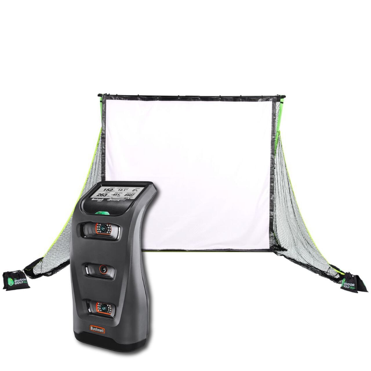 Shop Indoor Golf Bushnell Launch Pro Golf Net Practice Bundle