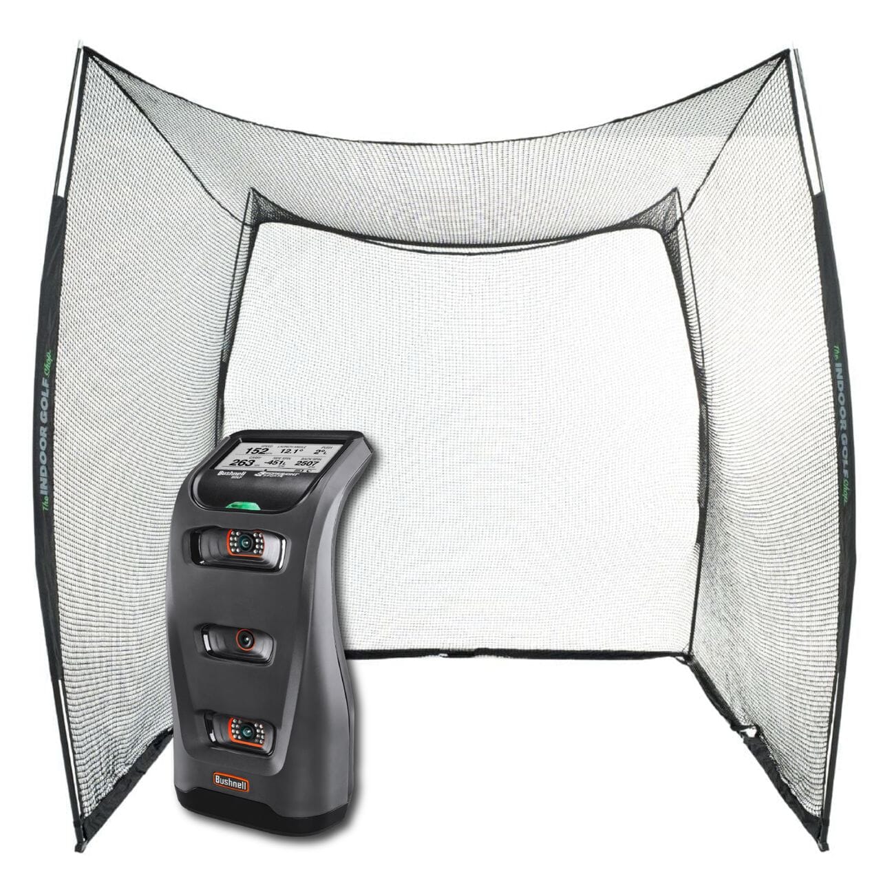 Shop Indoor Golf Bushnell Launch Pro Golf Net Practice Bundle