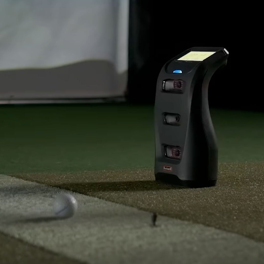 Shop Indoor Golf Bushnell Launch Pro Garage Golf Simulator Package