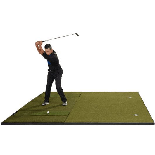 Shop Indoor Golf Fiberbuilt 10" x 10" Double-Hitting Combo Mat