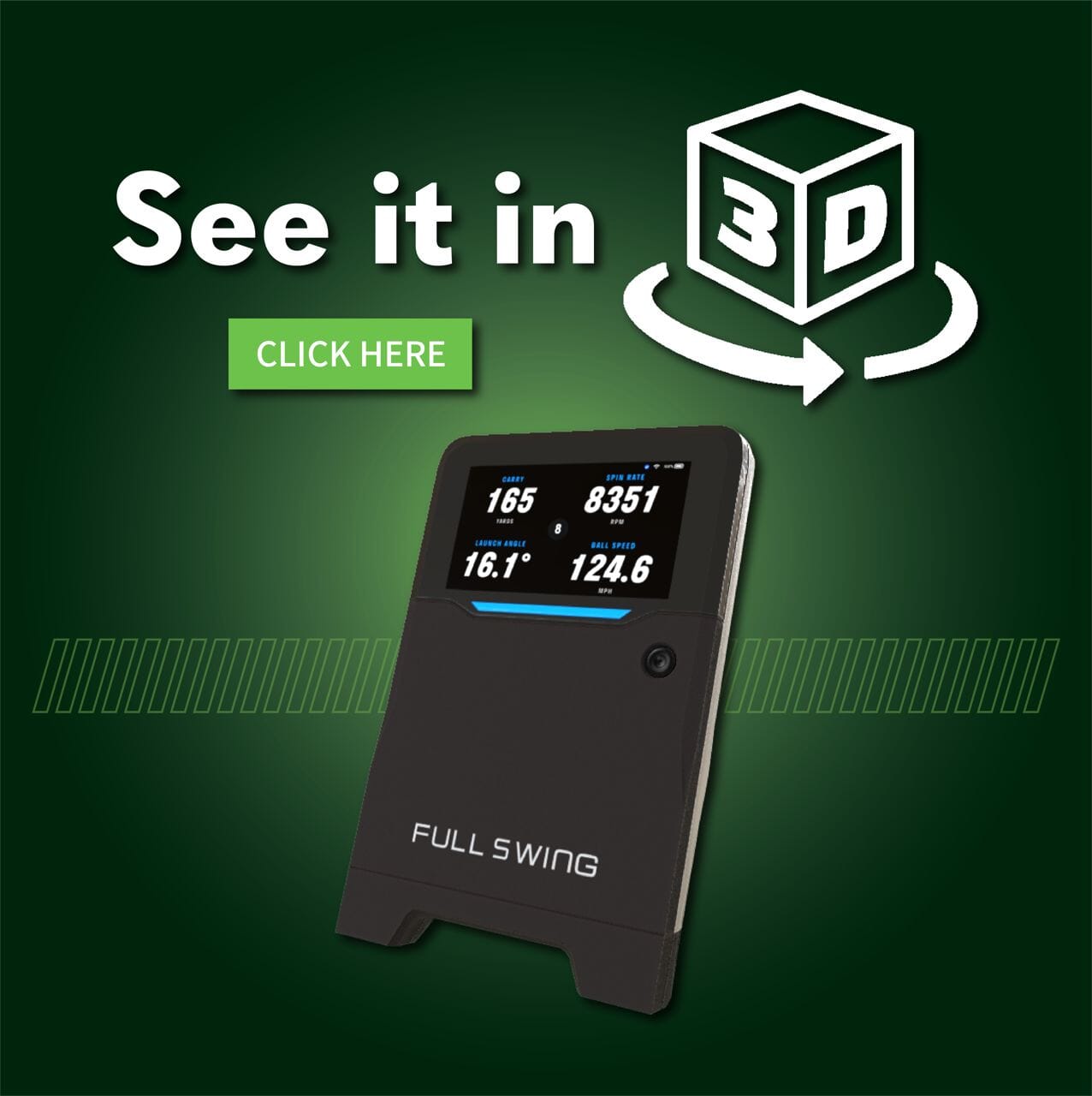 Shop Indoor Golf Full Swing KIT Launch Monitor