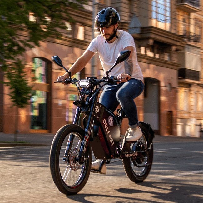 DELFAST TOP 3.0 72V/48AH Dual-Suspension Long Range Electric Mountain Bike, 3000W (97641382)