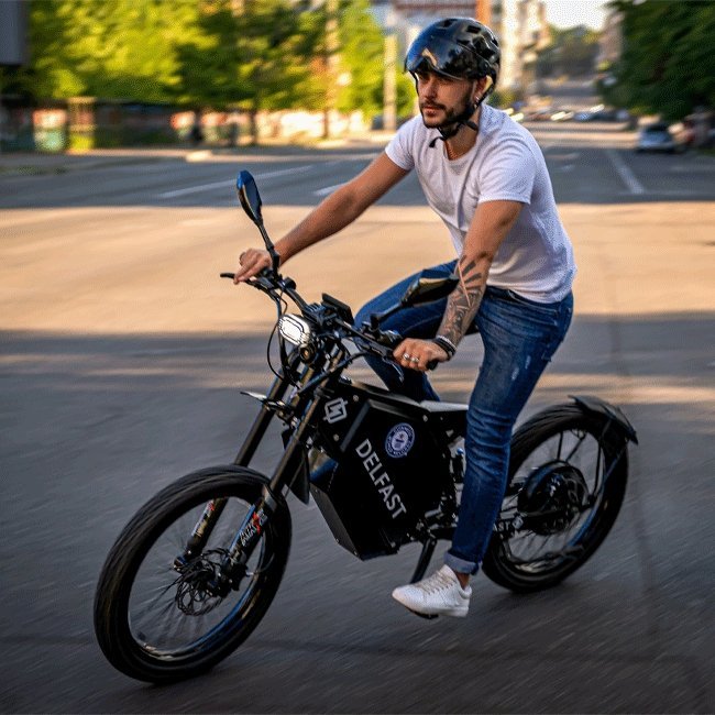 DELFAST TOP 3.0 72V/48AH Dual-Suspension Long Range Electric Mountain Bike, 3000W (97641382)