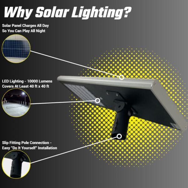 Dominator 16FT LED Solar Light Full Assembly