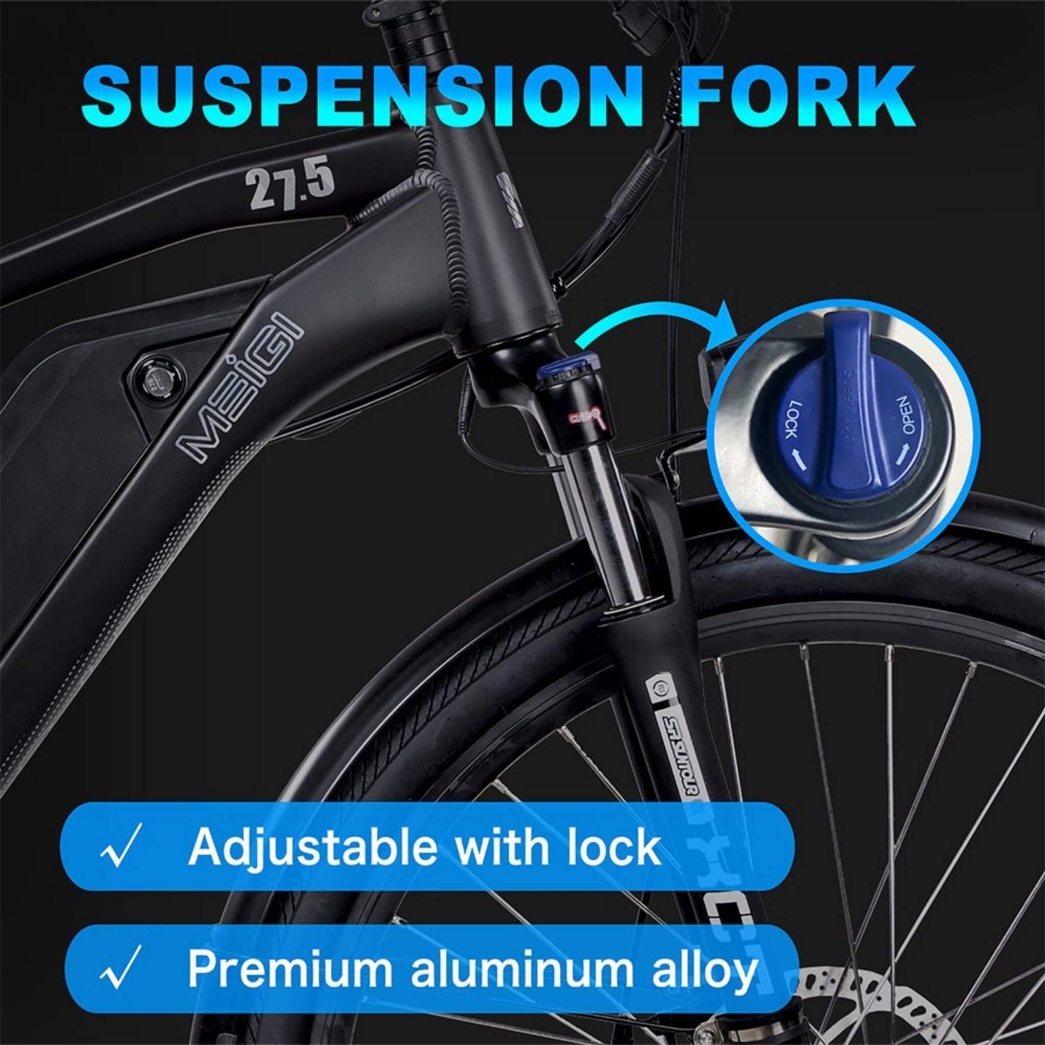 Dwmeigi MG7612 Helios 26" 48V/13AH 750W Fat Tire Electric Bike, 280LBS (SAK91253)