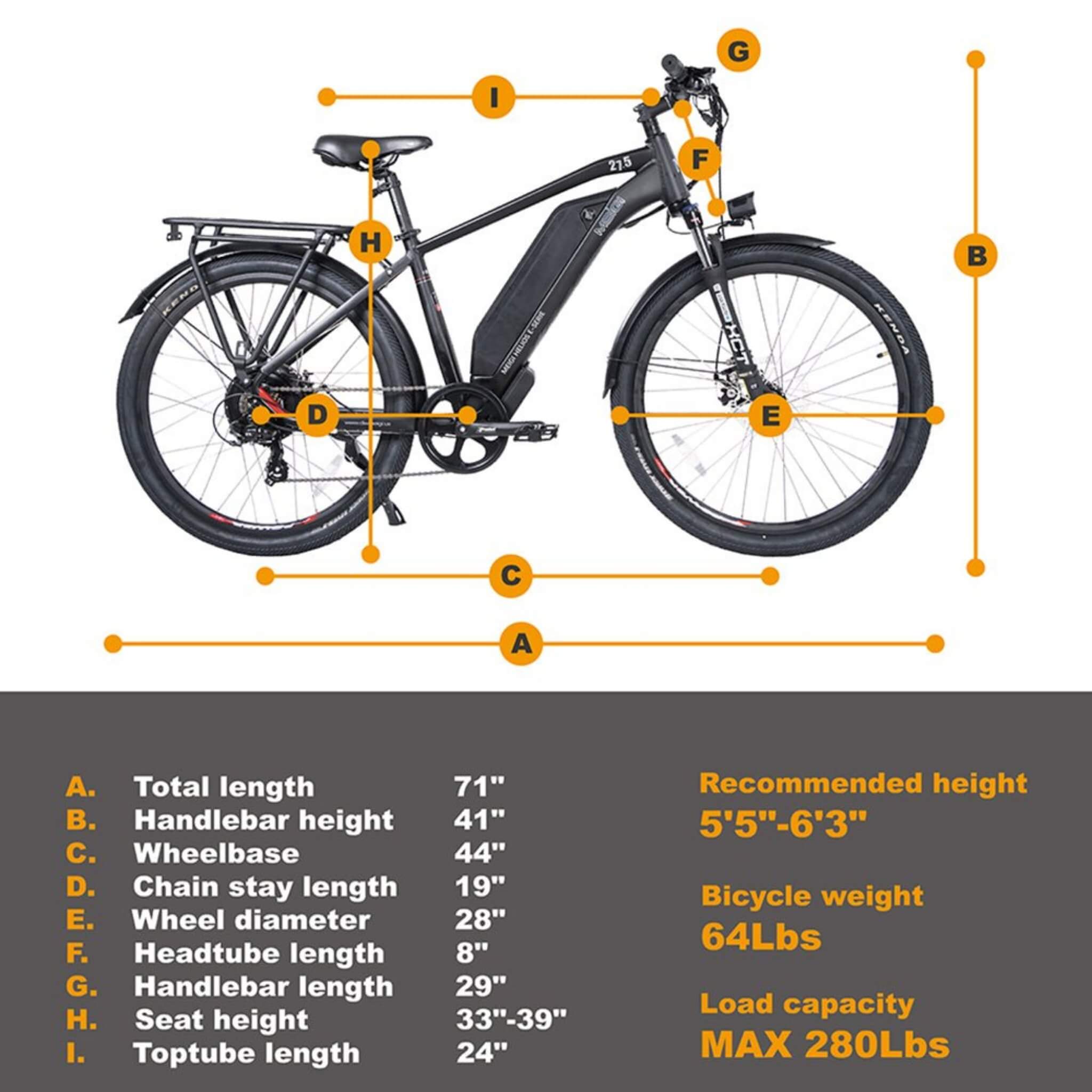 Dwmeigi MG7612 Helios 26" 48V/13AH 750W Fat Tire Electric Bike, 280LBS (SAK91253)