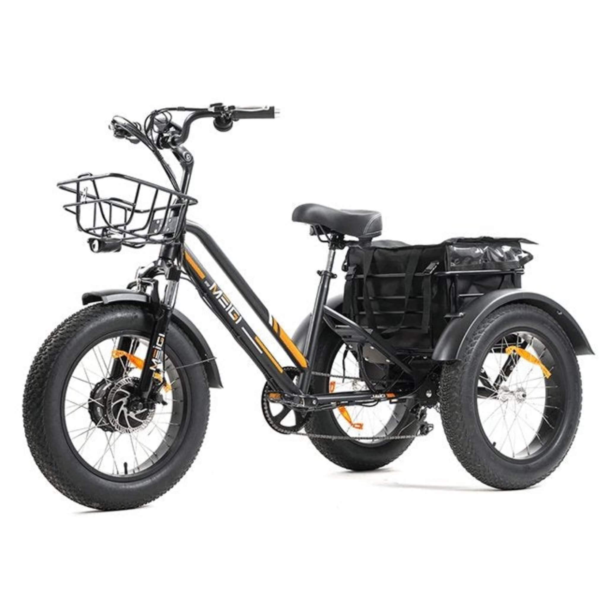 Dwmeigi MG1703 48V/18.2Ah 750W Fat Tire Electric Trike, 330LBS (SAK93144)