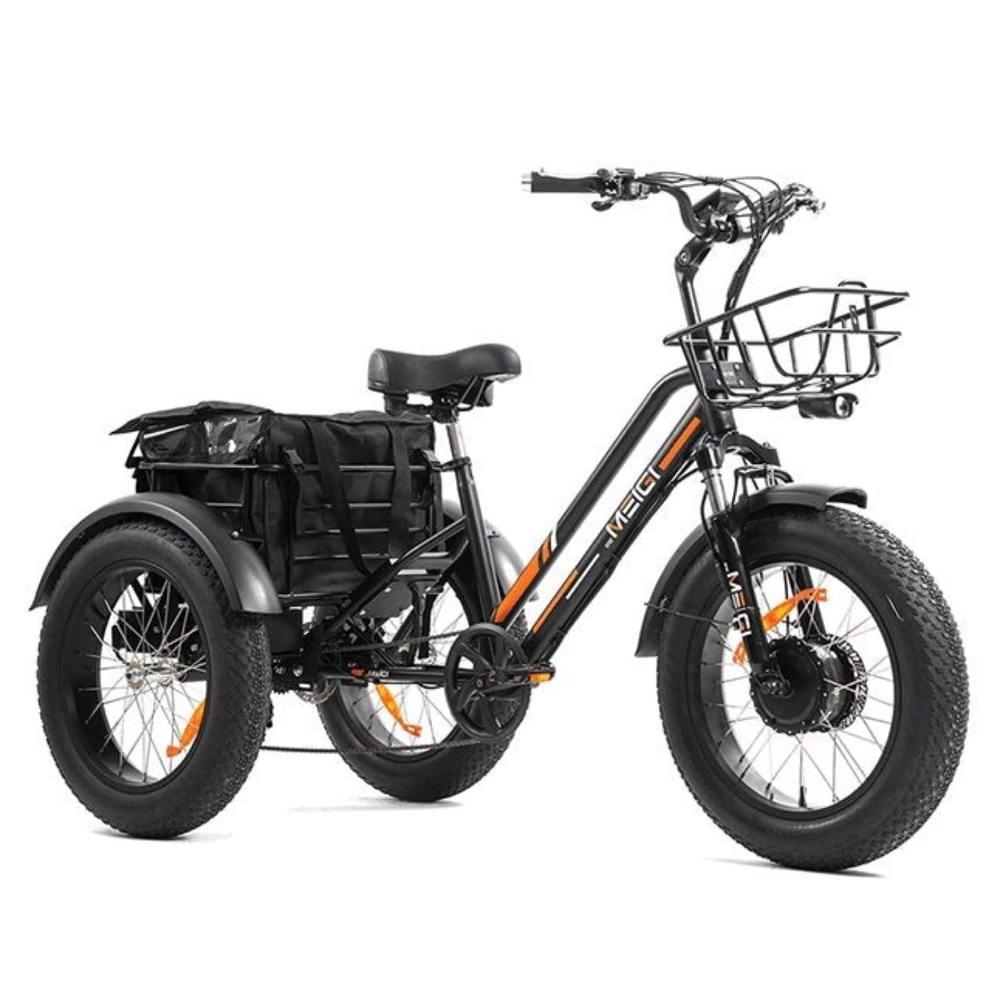 Dwmeigi MG1703 48V/18.2Ah 750W Fat Tire Electric Trike, 330LBS (SAK93144)