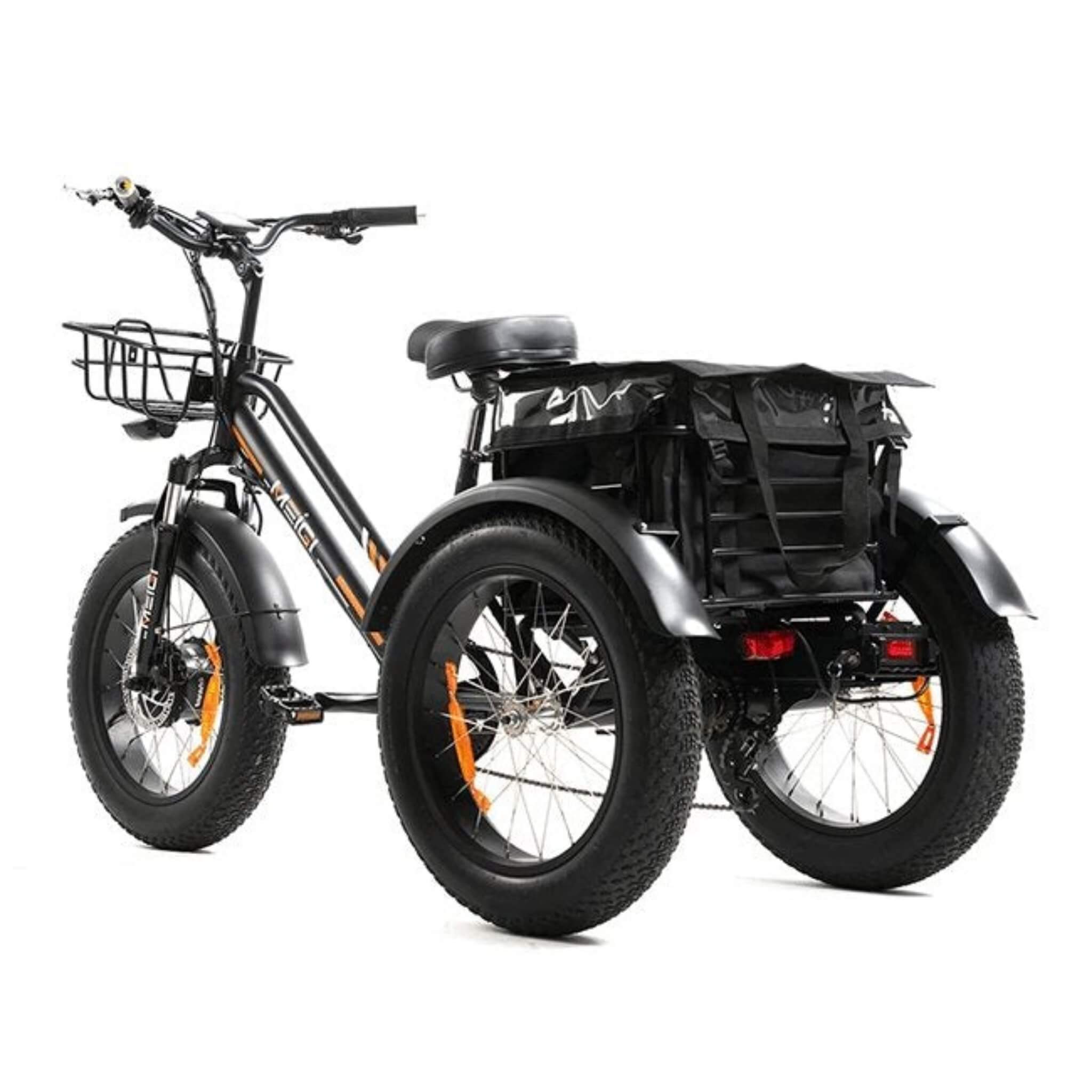 Dwmeigi MG1703 48V/18.2Ah 750W Fat Tire Electric Trike, 330LBS (SAK93144)