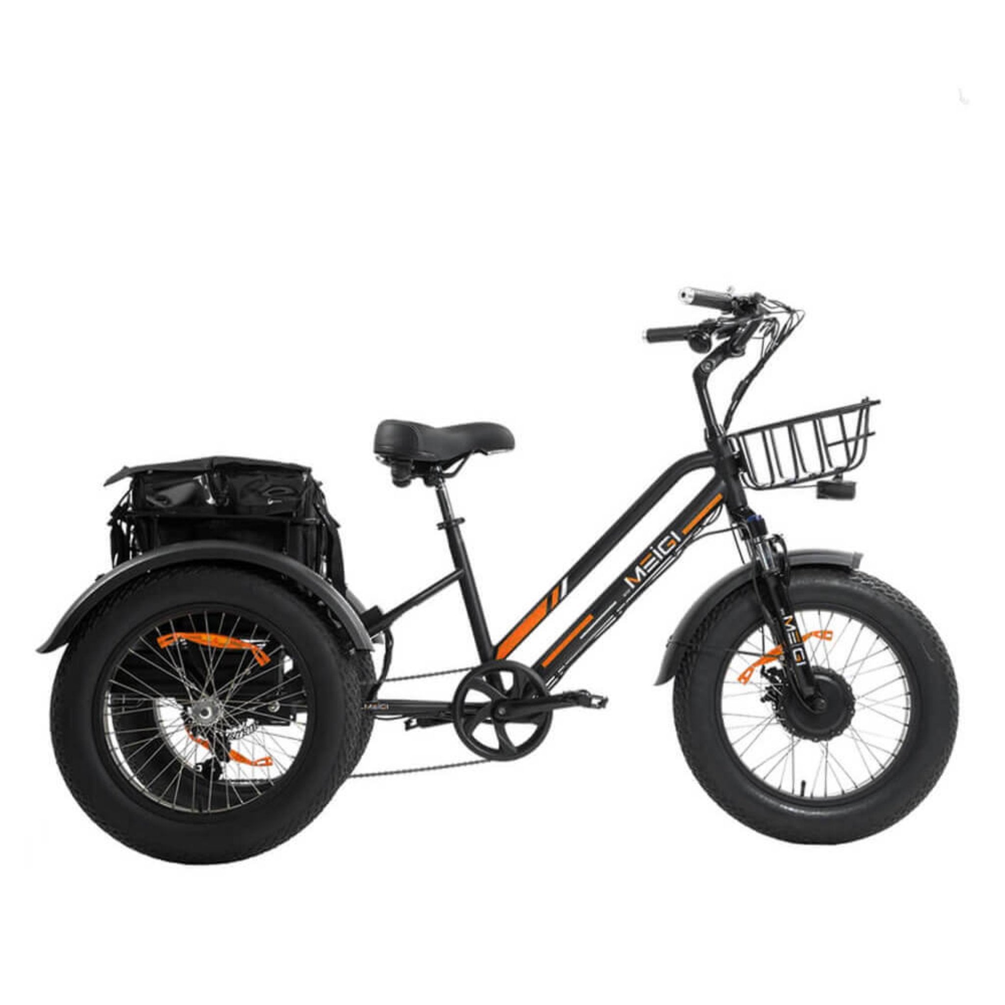 DWMEIGI MG1703 48V/18.2Ah 750W Fat Tire Electric Trike, 330LBS - SAKSBY