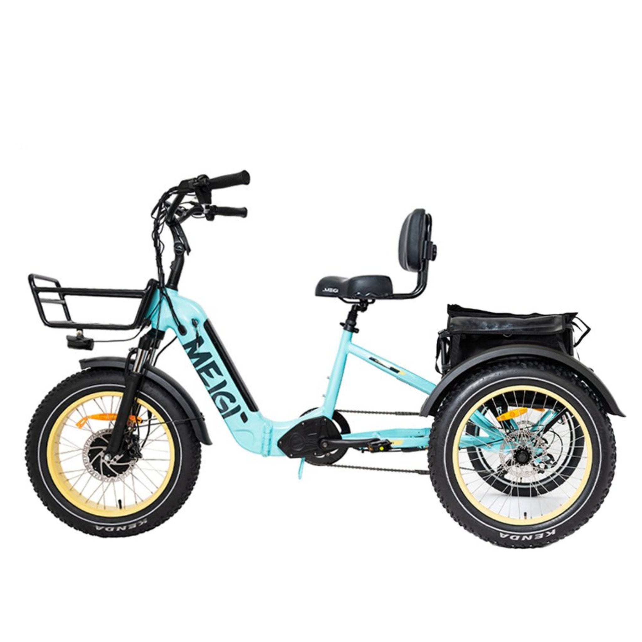 Dwmeigi MG2301 Silverado HD 20" 48V/14AH 750W Foldable Fat Tire Electric Trike, 330LBS (SAK96817)