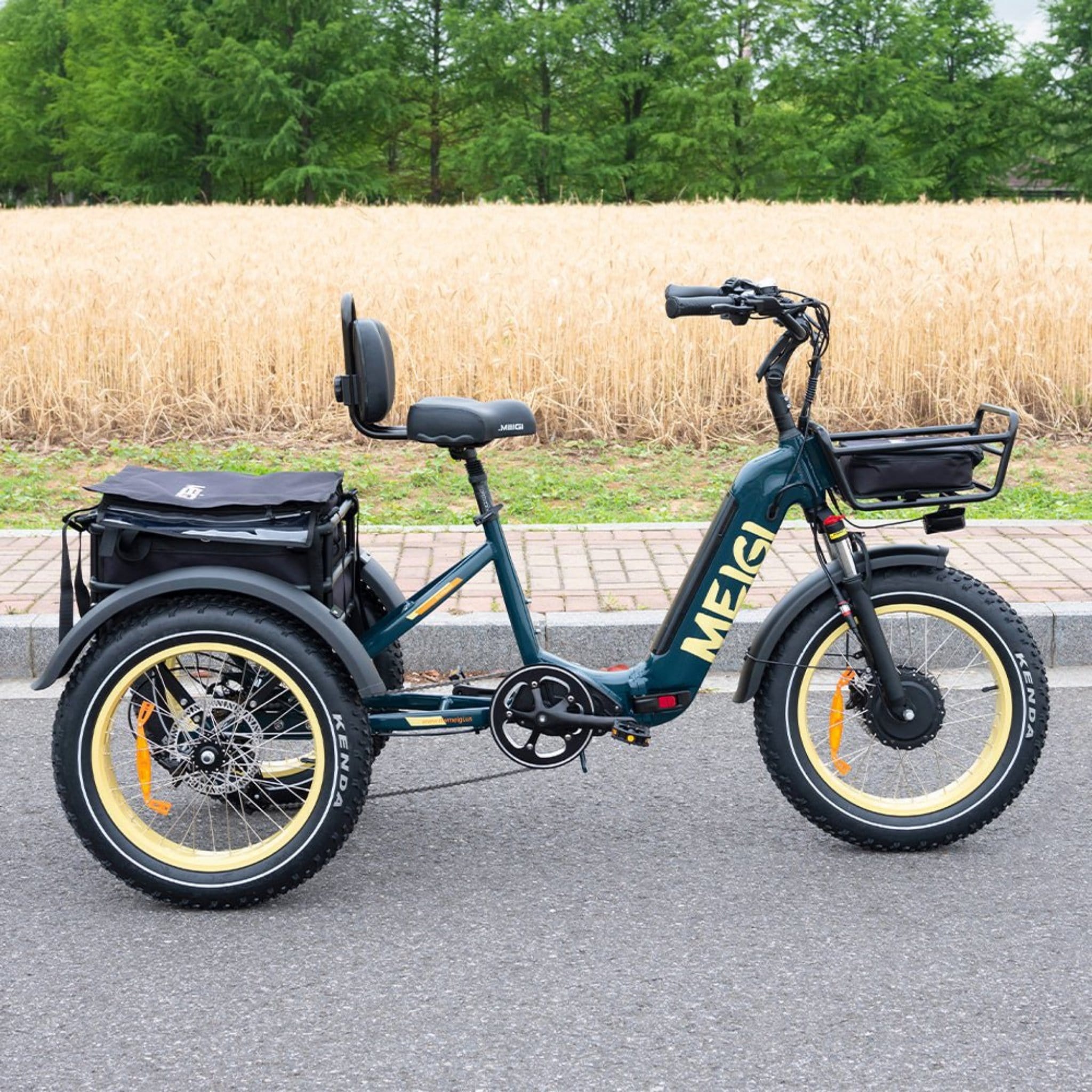 Dwmeigi MG2301 Silverado HD 20" 48V/14AH 750W Foldable Fat Tire Electric Trike, 330LBS (SAK96817)