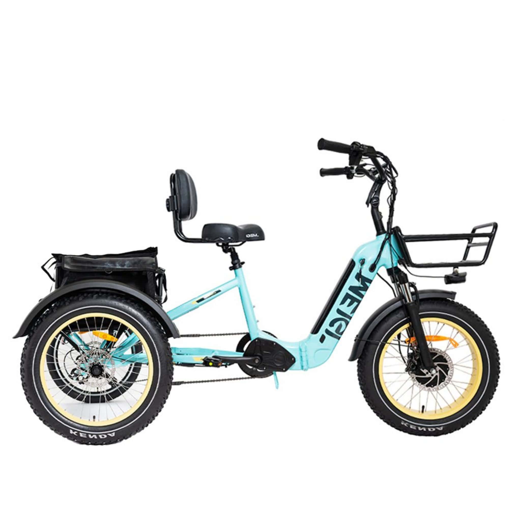Dwmeigi MG2301 Silverado HD 20" 48V/14AH 750W Foldable Fat Tire Electric Trike, 330LBS (SAK96817)