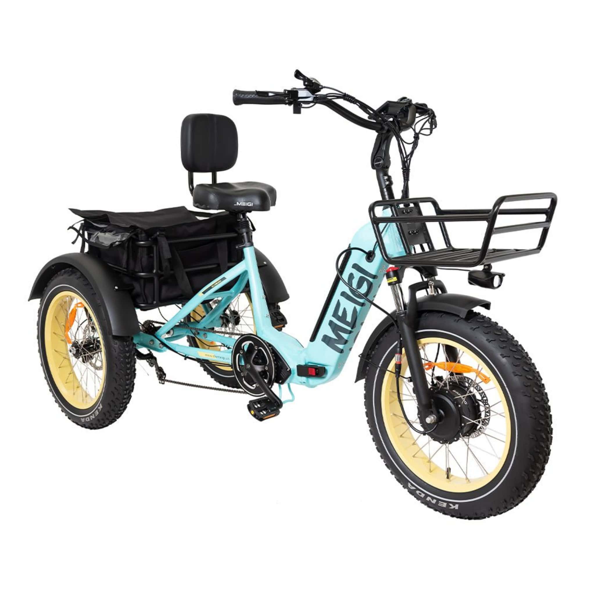 Dwmeigi MG2301 Silverado HD 20" 48V/14AH 750W Foldable Fat Tire Electric Trike, 330LBS (SAK96817)