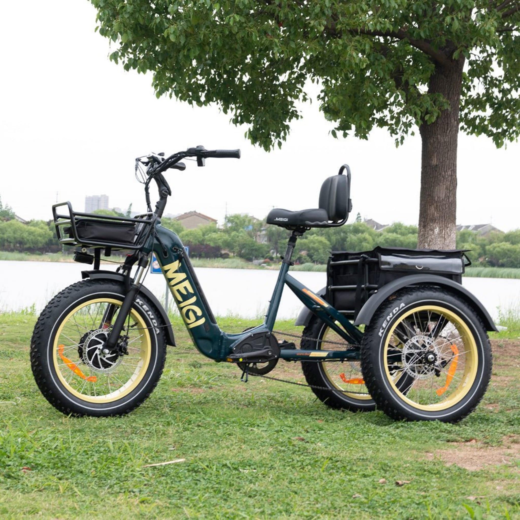 Dwmeigi MG2301 Silverado HD 20" 48V/14AH 750W Foldable Fat Tire Electric Trike, 330LBS (SAK96817)