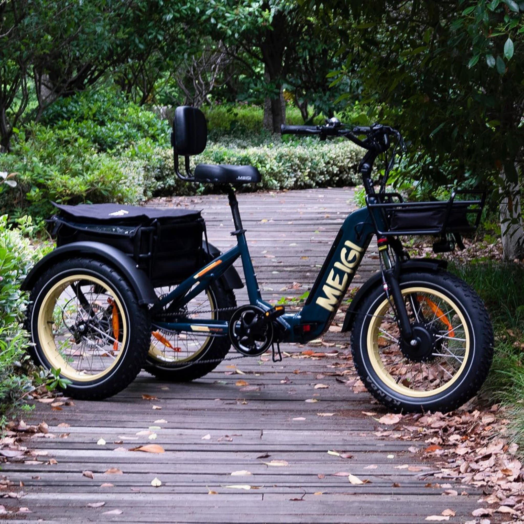 Dwmeigi MG2301 Silverado HD 20" 48V/14AH 750W Foldable Fat Tire Electric Trike, 330LBS (SAK96817)
