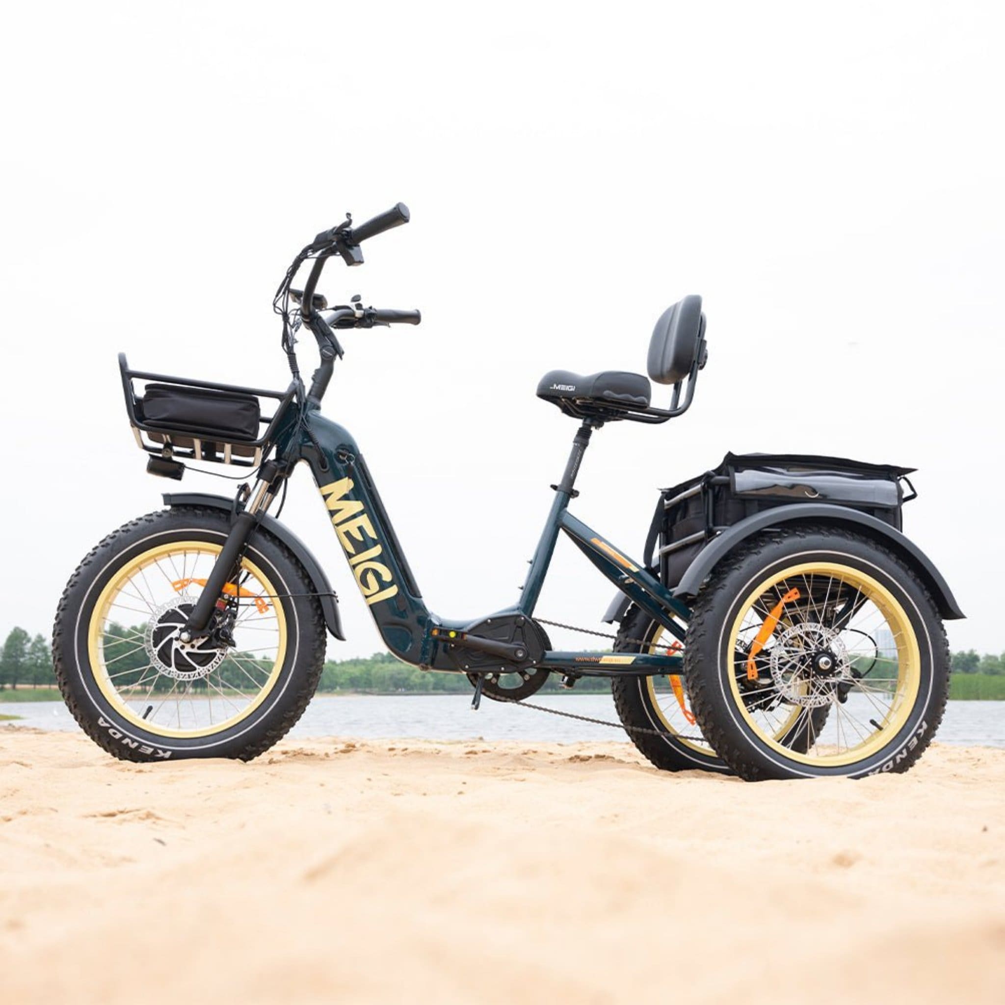Dwmeigi MG2301 Silverado HD 20" 48V/14AH 750W Foldable Fat Tire Electric Trike, 330LBS (SAK96817)