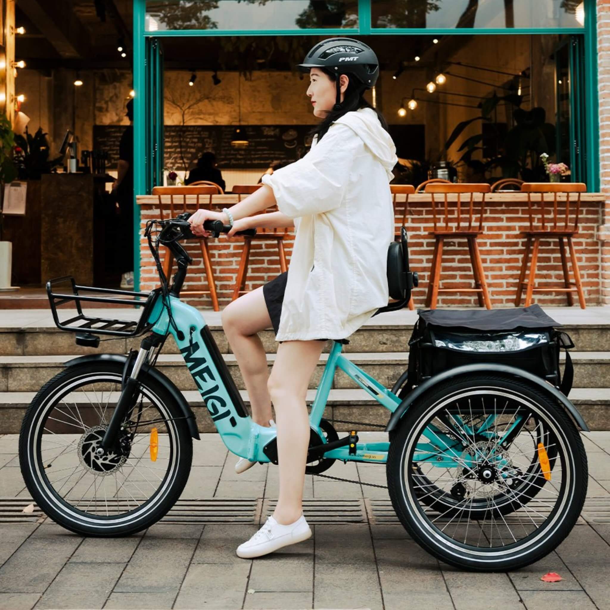 Dwmeigi MG2301 Silverado 24" 48V/13AH 750W Folding Electric Tricycle, 330LBS (SAK96815)
