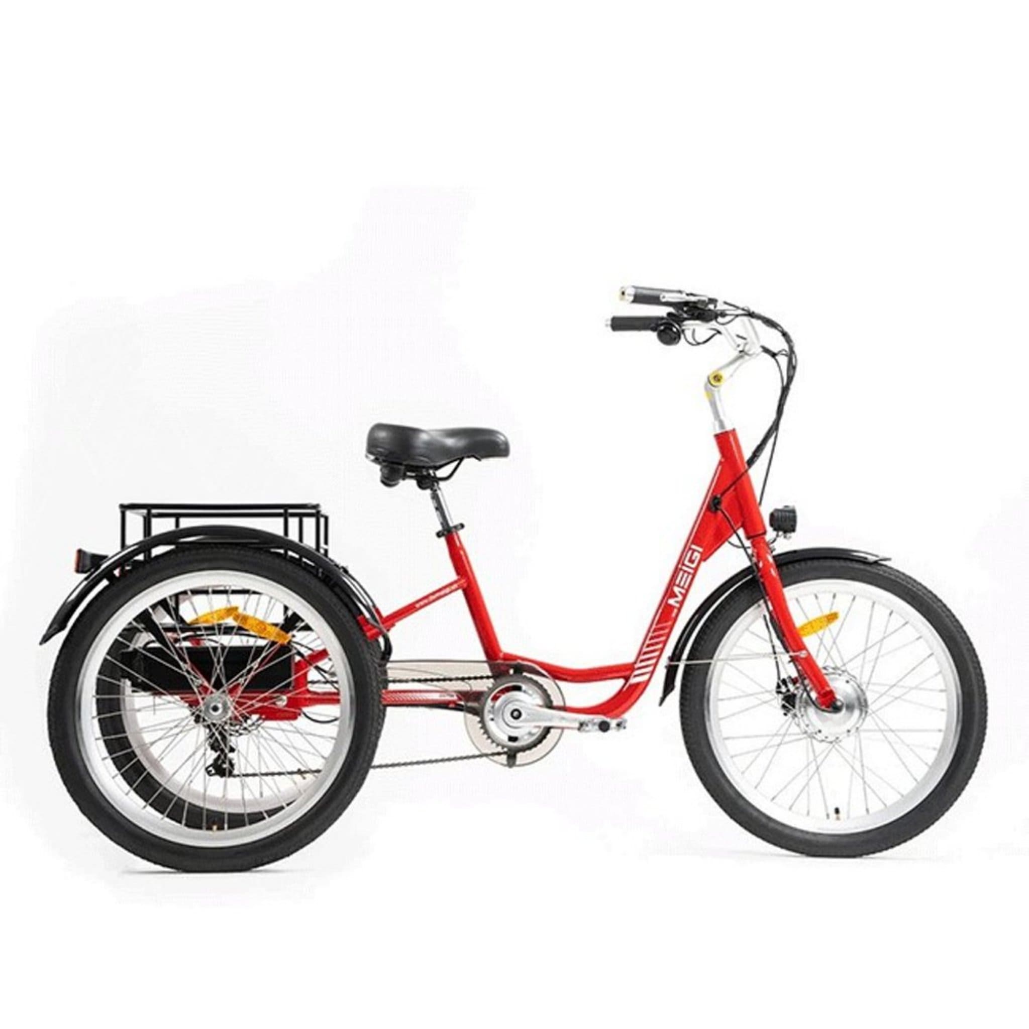 Dwmeigi MG708 24" 36V/13AH 350W Step-Through Adult Electric Trike, 330LBS (SAK60302)