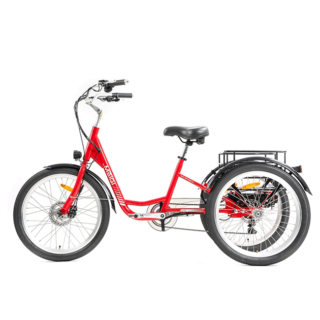 Dwmeigi MG708 24" 36V/13AH 350W Step-Through Adult Electric Trike, 330LBS (SAK60302)