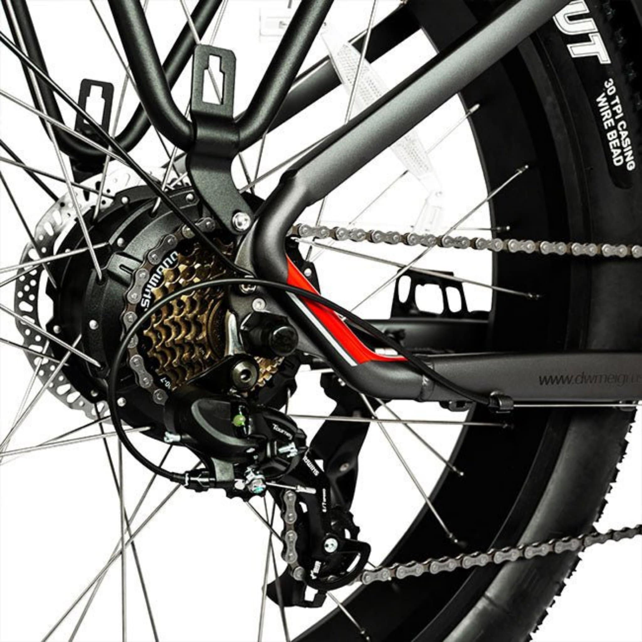 Dwmeigi MG8713 Pegasus 26" 48V/16AH 750W Fat Tire Electric Bike, 280LBS (SAK96845)