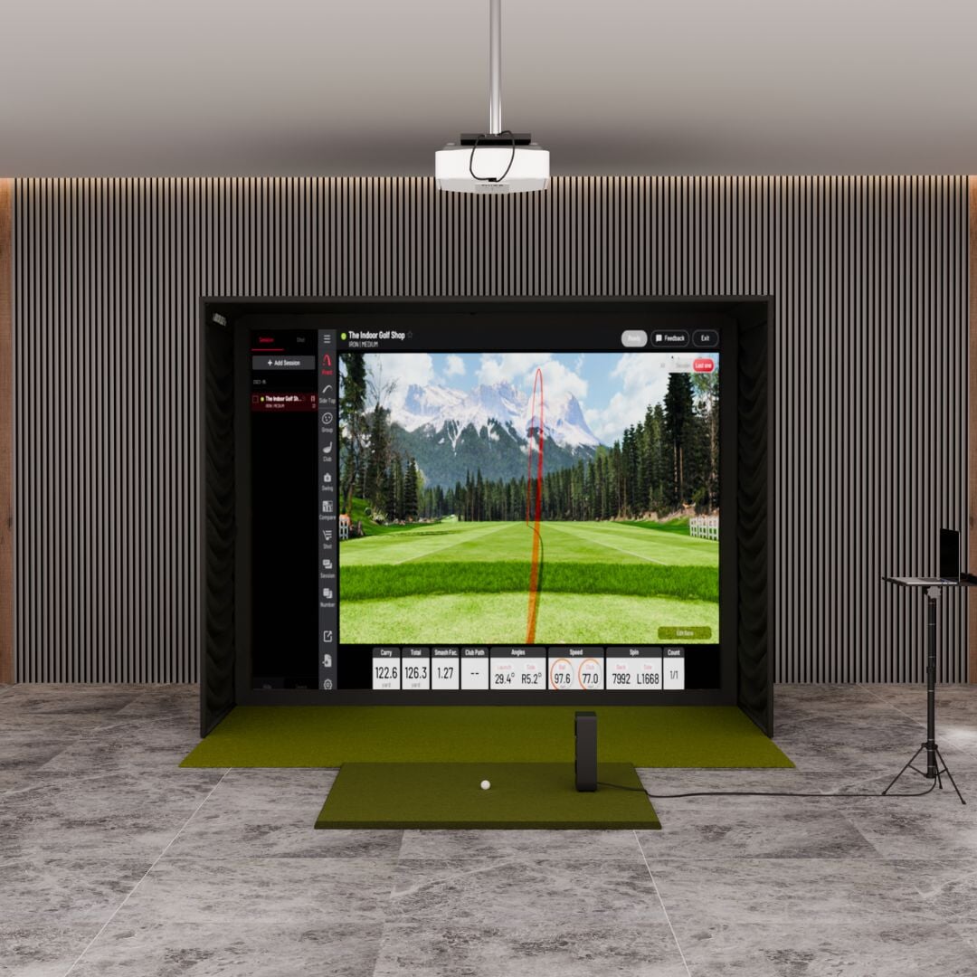 Shop Indoor Golf Uneekor EYE MINI Lite SIG10 Golf Simulator Package