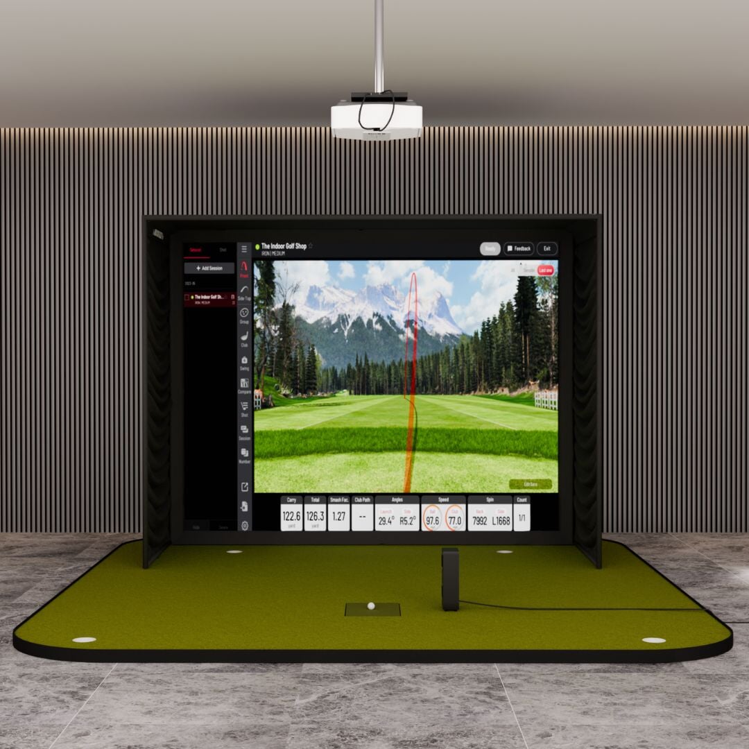 Shop Indoor Golf Uneekor EYE MINI Lite SIG10 Golf Simulator Package