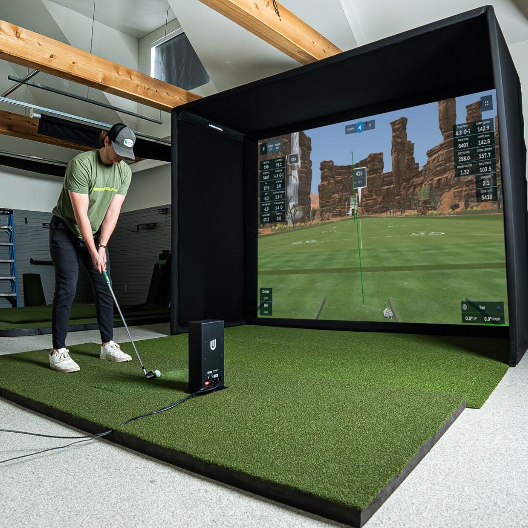 Shop Indoor Golf Uneekor EYE MINI Lite SIG10 Golf Simulator Package