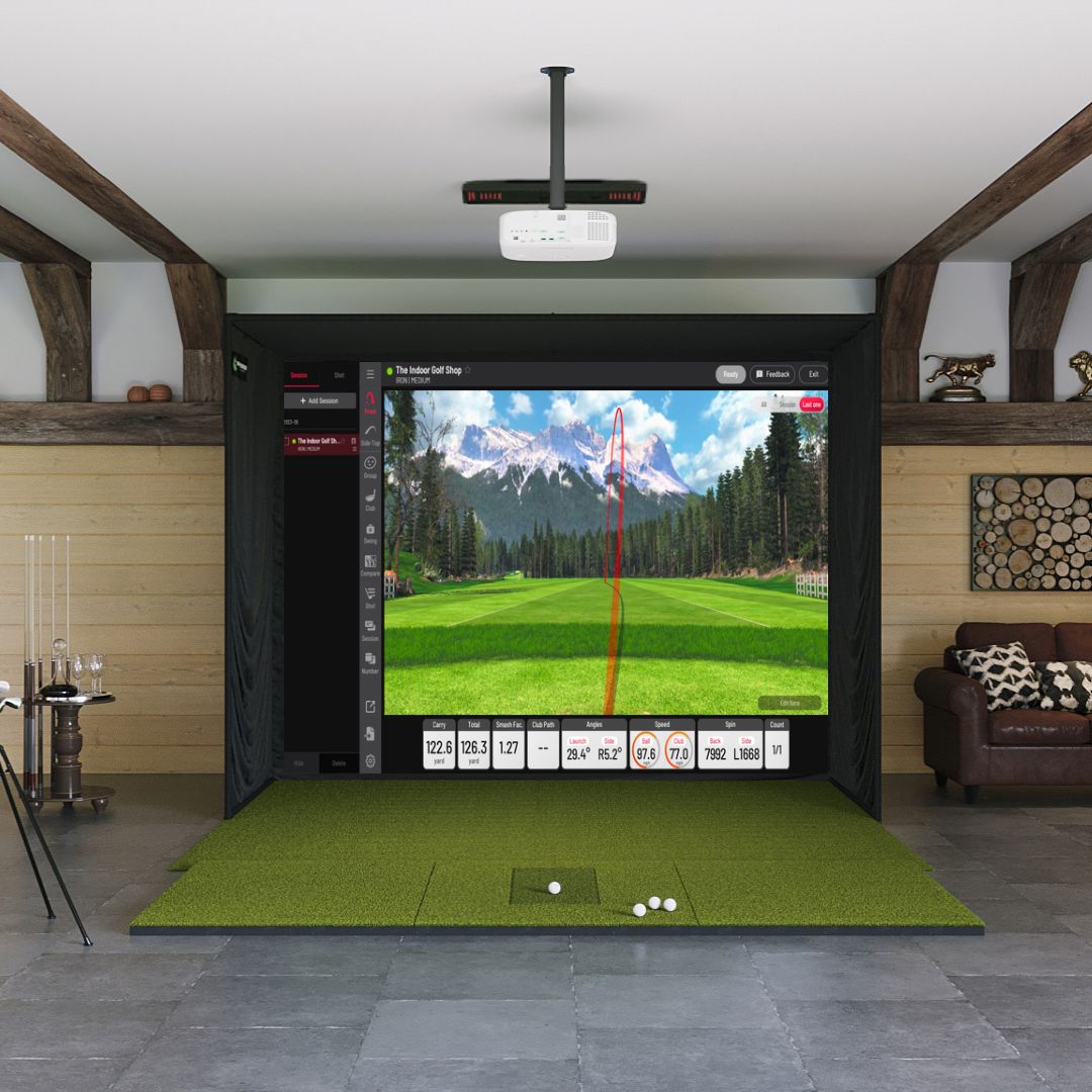 Shop Indoor Golf Uneekor EYE XO2 SIG10 Golf Simulator Package
