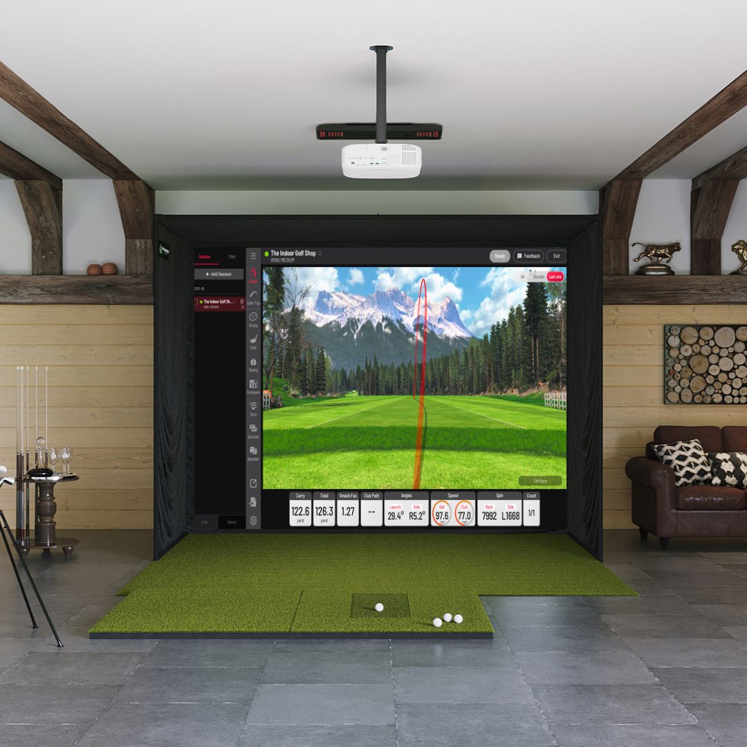 Shop Indoor Golf Uneekor EYE XO2 SIG10 Golf Simulator Package