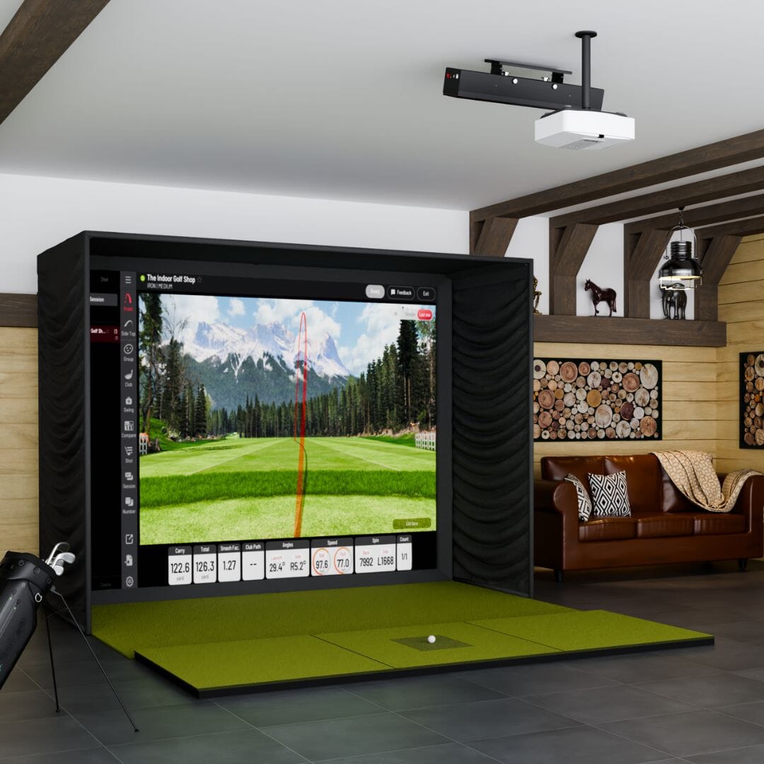 Shop Indoor Golf Uneekor EYE XR SIG10 Golf Simulator Package