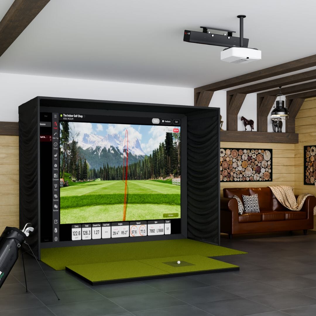 Shop Indoor Golf Uneekor EYE XR SIG10 Golf Simulator Package