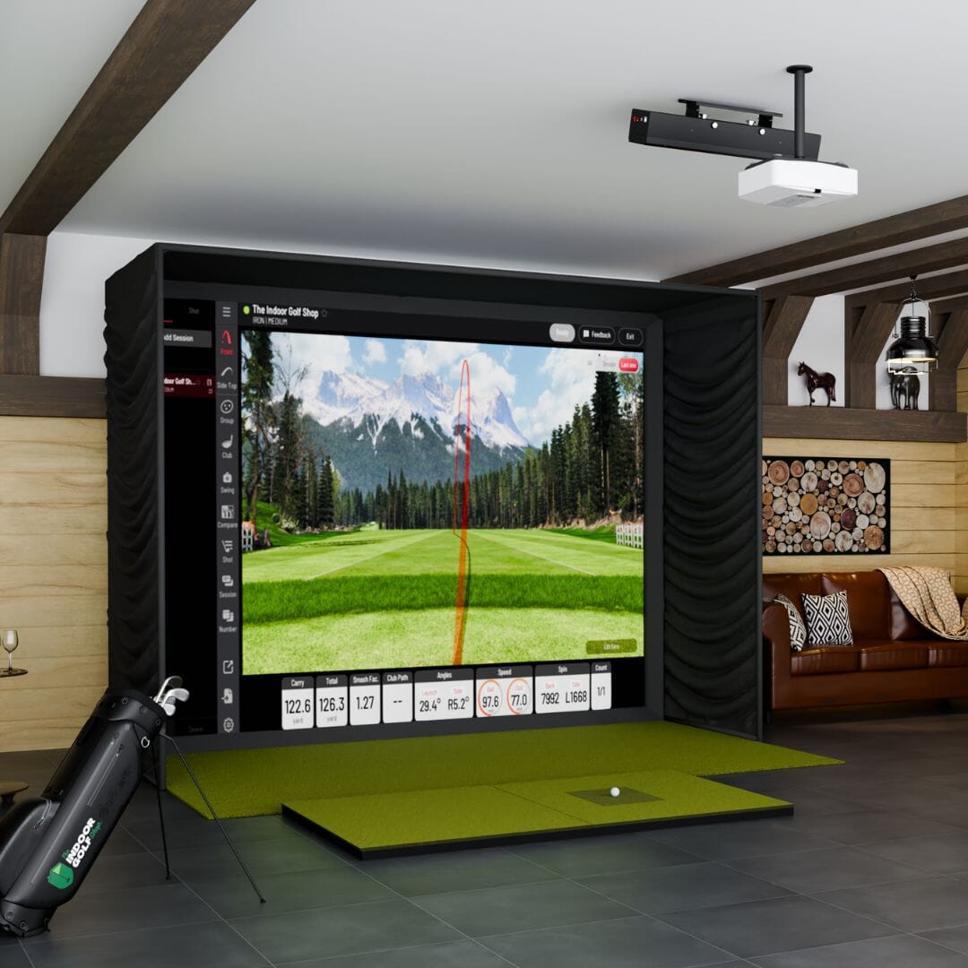 Shop Indoor Golf Uneekor EYE XR SIG12 Golf Simulator Package