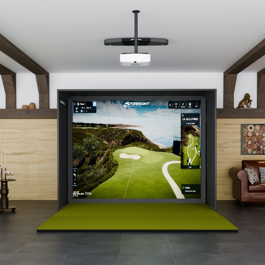 Shop Indoor Golf Foresight Falcon SIG10 Golf Simulator Package