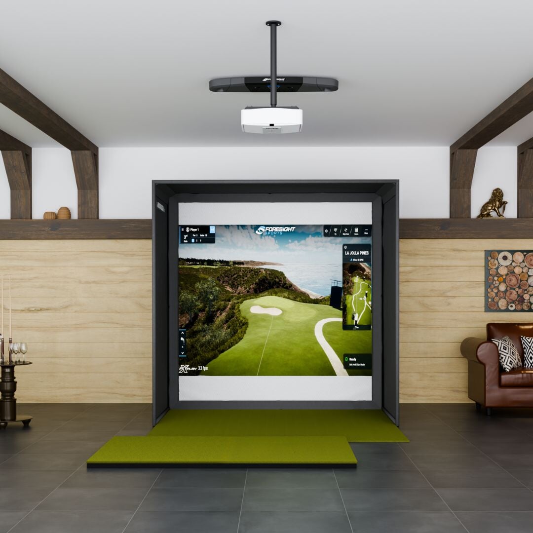 Shop Indoor Golf Foresight Falcon SIG8 Golf Simulator Package