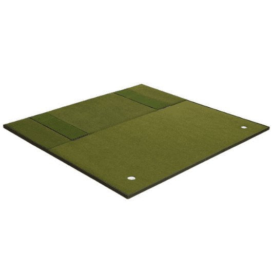Shop Indoor Golf Fiberbuilt 10" x 10" Double-Hitting Combo Mat